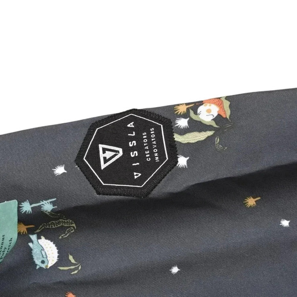 NWT Vissla Slow Rider 18.5" Boardshorts Grey Swim Trunks Bathing Suit Size 36 - Picture 7 of 13